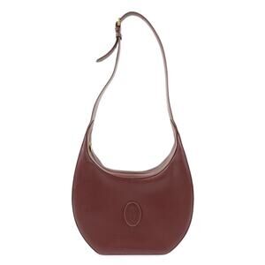 Cartier Must de Cartier Leather Shoulder Bag Burgu